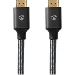 NEDIS PROFIGOLD Ultra High Speed HDMI 2.1 kabel/ 8K@60H/ zlacené konektory HDMI-HDMI/ bavlna/ antracit/ BOX/ 5m