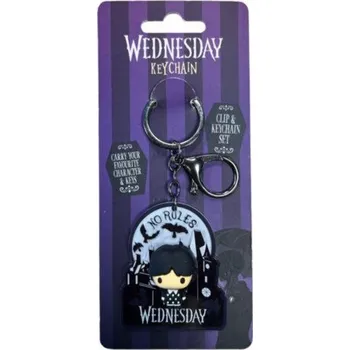 Klíčenka Wednesday - No Rules