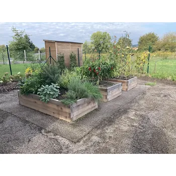 Dřevěný vyvýšený záhon Stupeň dokončení: Na klíč