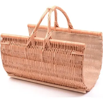 Proutěný koš na dřevo 050