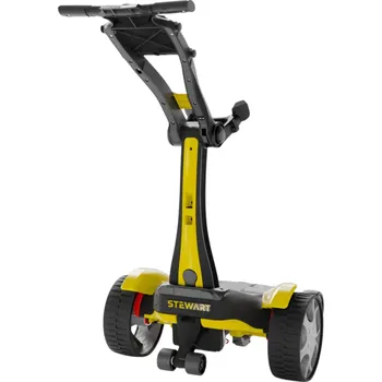 Golfový vozík Stewart Golf Stewart Q Follow 2025 elektrický vozík McLaren Yellow Kapacita baterie: na 36 jamek + taška na vozík ZDARMA