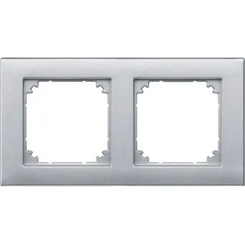 vypínač Rámeček M-Plan 2násobný Aluminium SCHNEIDER 486260
