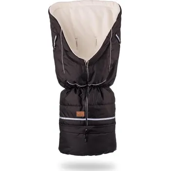 Fusak HappyBee zimní fusak Yetti 3v1 fleece černá