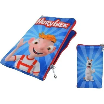 Pouzdro na mobilní telefon Hurvínek obal mobil 5,5" - modrá