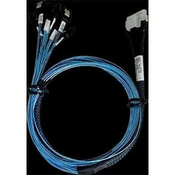 Datový kabel ARECA int. SlimlineSAS x8 SFF-8654 straight to 8x SATA cable, 1m