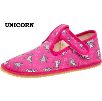 Dívčí bačkory Bačkůrky BFN 170020/W - UNICORN, Beda Barefoot Velikost: 27