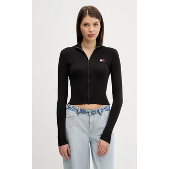 Dámský svetr Kardigan Tommy Jeans DW0DW20967 černá 99X, vel. M