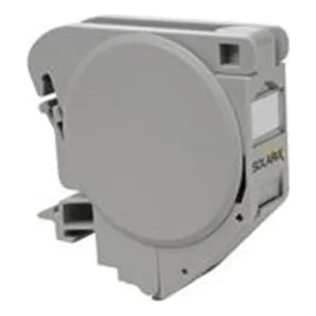 kabelová chránička Rámeček Solarix SXKJ-DIN-GY průmyslový modul na DIN lištu pro 1 keystone