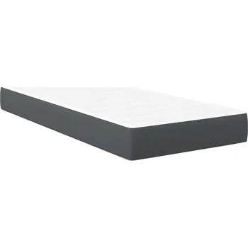 Matrace Taštičková matrace tmavě šedá střední tvrdost 100x200x20 cm látka