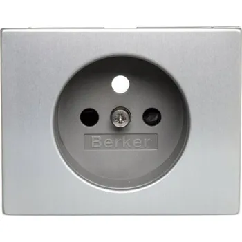 Elektrická zásuvka Hager stříbrná nástěnná Elektrická Zásuvka