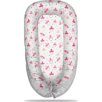Hnízdečko pro miminko Sablio Hnízdečko pro miminko Růžové dudlíky