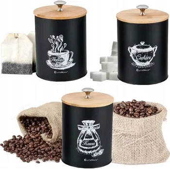 Dóza na potraviny Nádoby na Káva, Čaj, Cukr