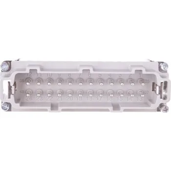 Konektor Zásuvková vložka 24P+PE, samec, 16A 500V, EPIC H-BE 24 SS