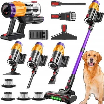 Vysavač Tyčový vysavač Bedee VYSAVAČ BEZDRÁTOVÝ 550W žlutý/zlatý