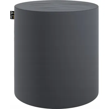 Taburet Žlutý Tipi Puf Bobby grafitově šedý Velvet