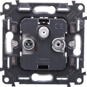 Elektrická zásuvka Anténní zásuvka nástěnná Legrand černá