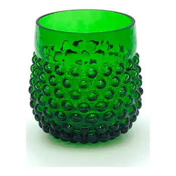 Sklenice Sklenice 0,2l - Hobnail - Ananas - tmavě zelená - II.jakost | 91747