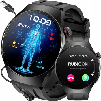 Hodinky CHYTRÉ HODINKY PÁNSKÉ HODINKY KARDIO MĚŘENÍ TLAKU POLSKÉ MENU, ZÁZNAM HODNOT GLUKÓZY