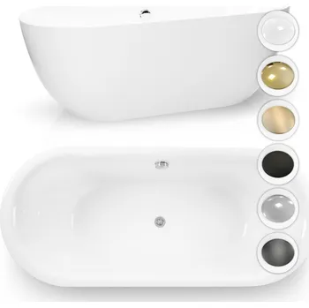 Akrylátová oválná vana Corciano Moderní 1 150 x 75 cm