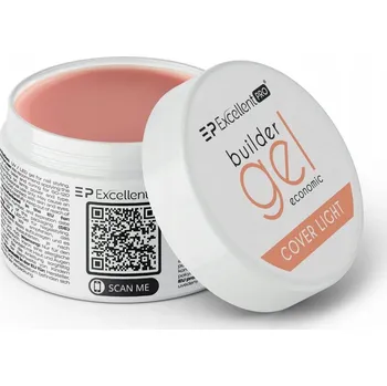 Lak na nehty EXCELLENT PRO BUILDER GEL ECONOMIC STAVEBNÍ GEL COVER LIGHT 15 g