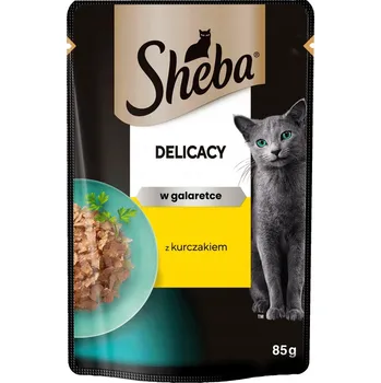 Krmivo pro kočku Sheba Delicacy 85g Mokré Krmivo Pro Kočky Kousky s kuřecím masem v želé