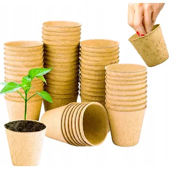 Květináč Květináč RAŠELINOVÝ béžový Martom 6 cm x 6 x 5,5 cm