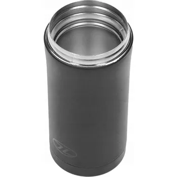 Termohrnek 330 ml ocelový HIGHLANDER ČERNÝ