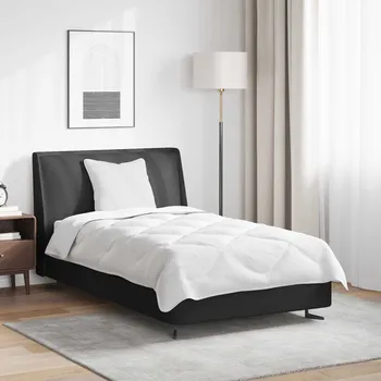 přikrývka Přikrývka s polštářem 2 pcs Bílá Mikrovlákno Bílá3376651