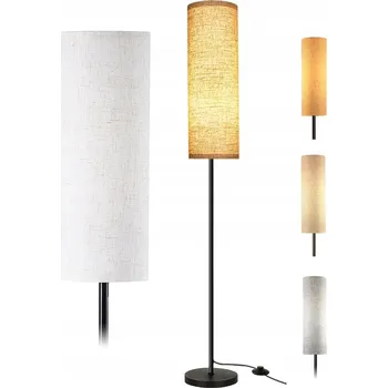 Stojací lampa STOJACÍ LAMPA E27 3 DO OBÝVACÍHO POKOJE LOŽNICE S BOHO STÍNIDLEM