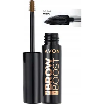 Přípravek na oči Avon Gel pro objem obočí Soft Black