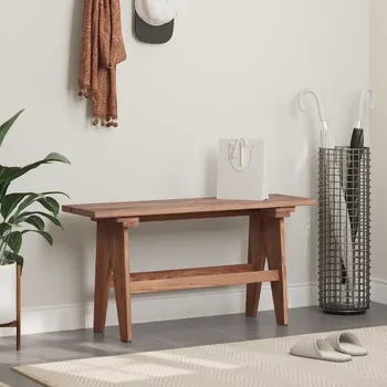 vidaXL lavice Přírodní 100 x 30 x 50 cm Masivní recyklované dřevo