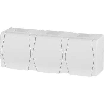 Elektrická zásuvka Elektrická Zásuvka hermetická Elektro-Plast bílá