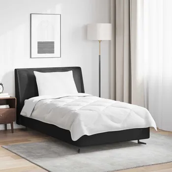 Zahradní lehátko Přikrývka s polštářem 2 pcs Bílá Mikrovlákno Bílá3376687