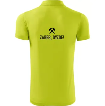 Pánská košile ZABER, GYZDE!﻿ - Polokošile Victory sportovní (dresovina) - L ( Limetková )