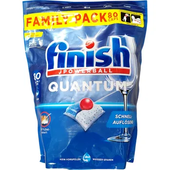 Přípravek do myčky Finish Powerball Quantum kapsle do myčky 0,832 kg 80 ks