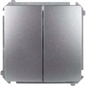 Elektrická zásuvka Elektrická Zásuvka nástěnná Kontakt-simon stříbrná