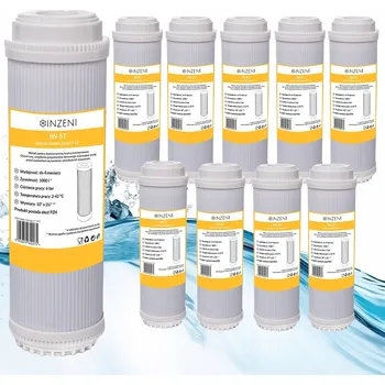 vodní filtr Změkčovací filtrační vložka na tvrdou vodu 10 ks INZENI IW-ST 10 palců s vysokou účinností