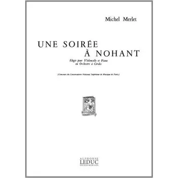 Michel Merlet: Soiree A Nohant (noty na violoncello, klavír)