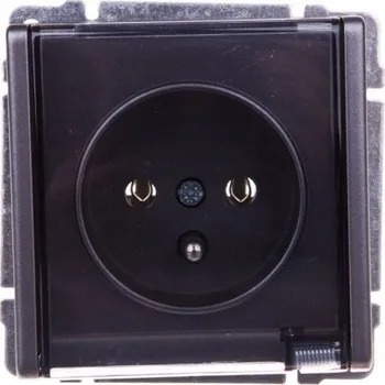 Elektrická zásuvka Elektrická Zásuvka nástěnná Kos-Elektro System šedá