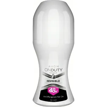 Avon On Duty Invisible antiperspirant kulička 50 ml