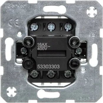 vypínač Vypínač jednoduchý, zápustný Hager Polo bílý 53303303