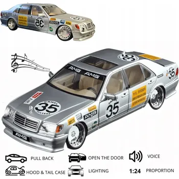 autíčko Hračka Model auta 1:24 Mercedes-Benz S klasa W140 Super Racing