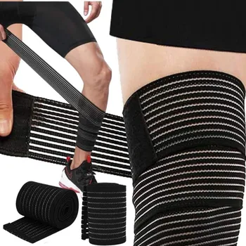 KOMPRESNÍ BANDÁŽ STABILIZÁTOR KOLENE ELASTICKÁ UTAHOVACÍ SILNÁ