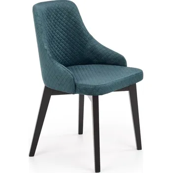 Nábytek Čalouněná židle do jídelny Toledo 3 - Halmar Černá / Monolith 37 57x86 cm