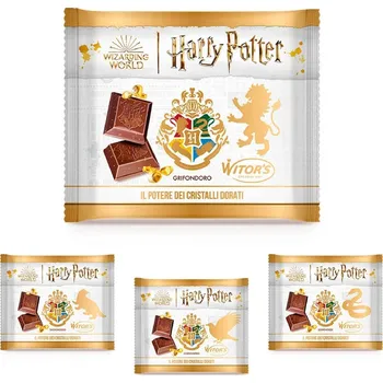 Čokoláda Harry Potter Mléčná čokoláda Zlaté krystaly 50 g