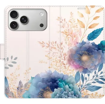 Pouzdro na mobilní telefon Flipové pouzdro iSaprio - Ornamental Flowers 03 - iPhone 17 Pro Max