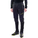 Pánské kalhoty na běžky Fischer PERFORMANCE WS-LIGHT M Černá, Žlutá