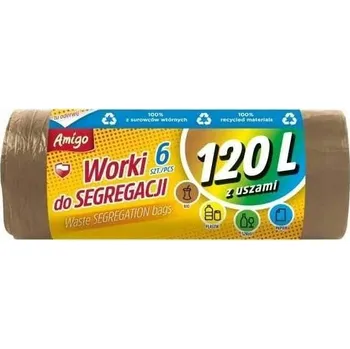 Pytle na odpadky Pytle na bioodpad Amigo 120l 6 ks