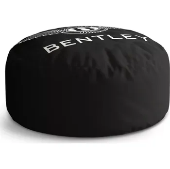 Taburet Sablio Taburet Circle Logo Bentley Černý: 38x48 cm