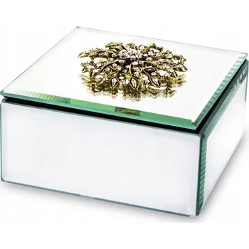 Šperkovnice Šperkovnice na bižuterii zrcadlová glamour 12x7 cm